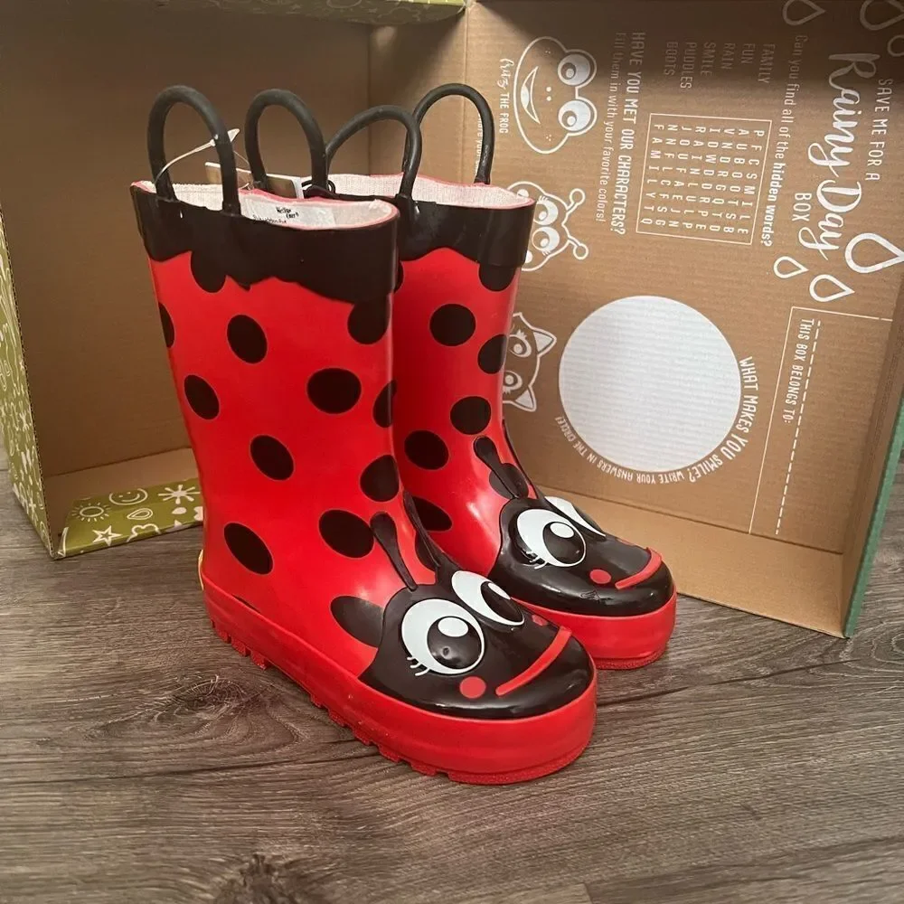 Western Chief Ladybug Rain Boots - Toddler Girls